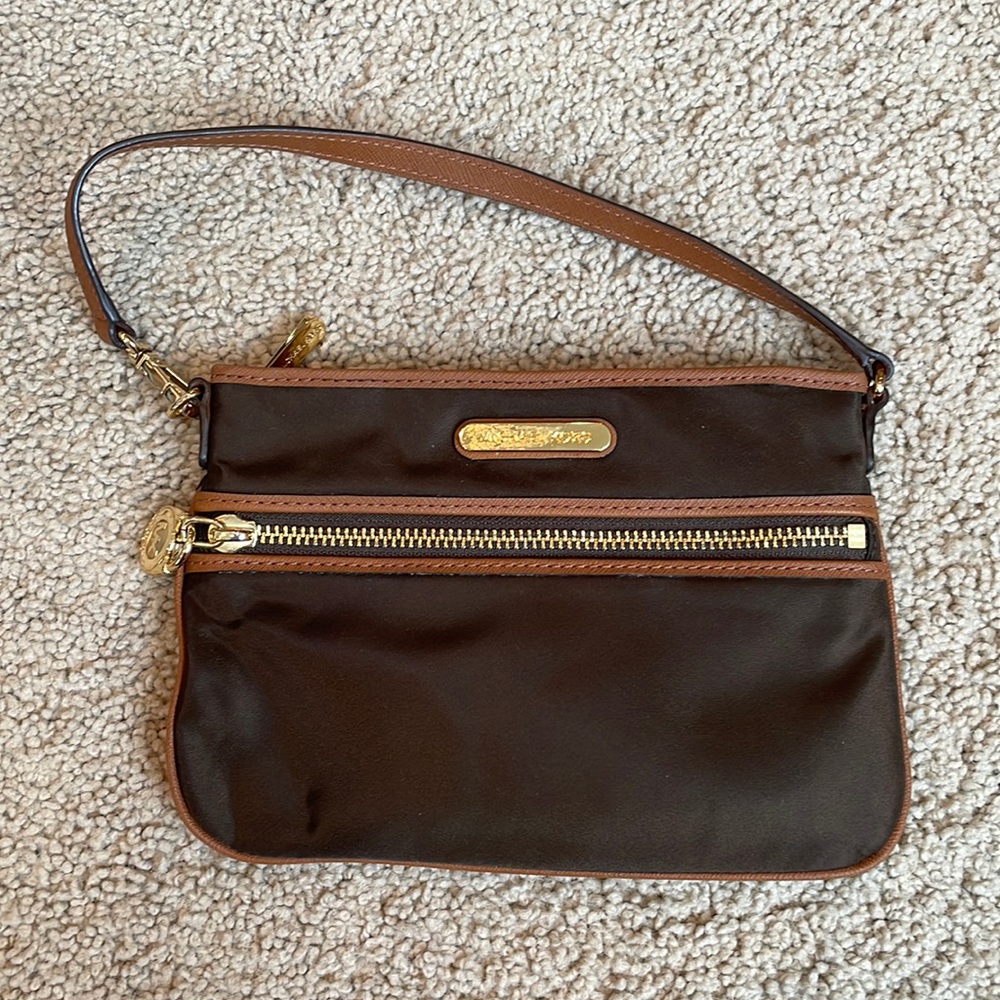 Michael Kors, small brown clutch